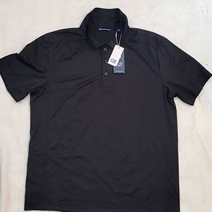 NWT black cutter & buck shirt size large